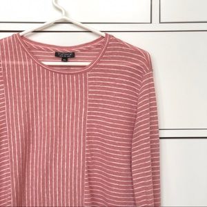 Topshop dusty rose boxy fit top